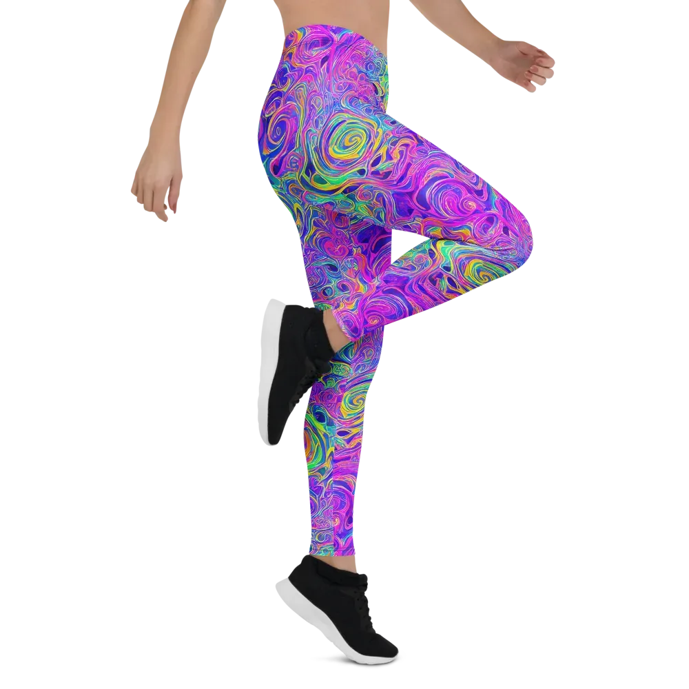 Kaleido Fever on Leggings — Right