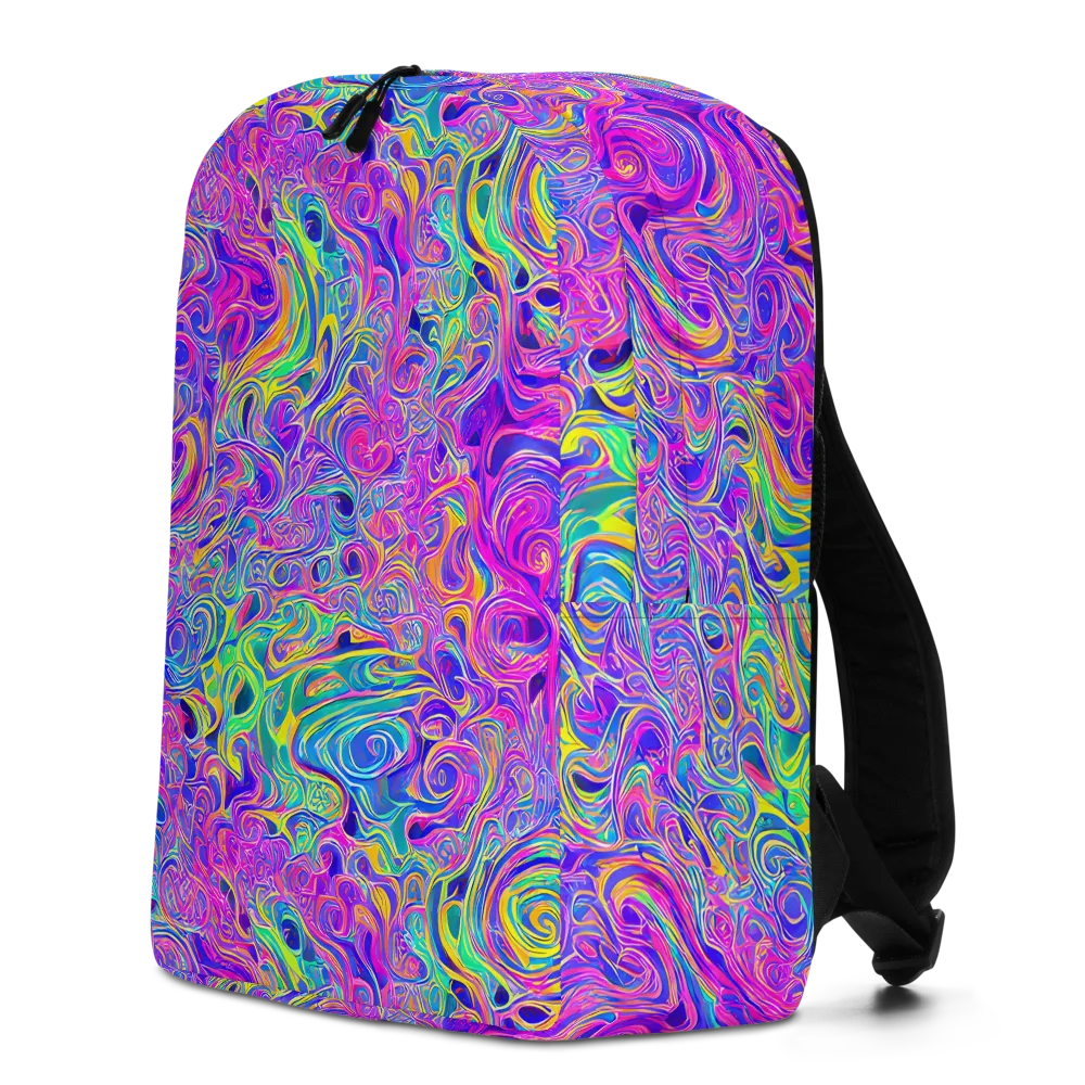 Kaleido Fever on Minimalist Backpack — Left