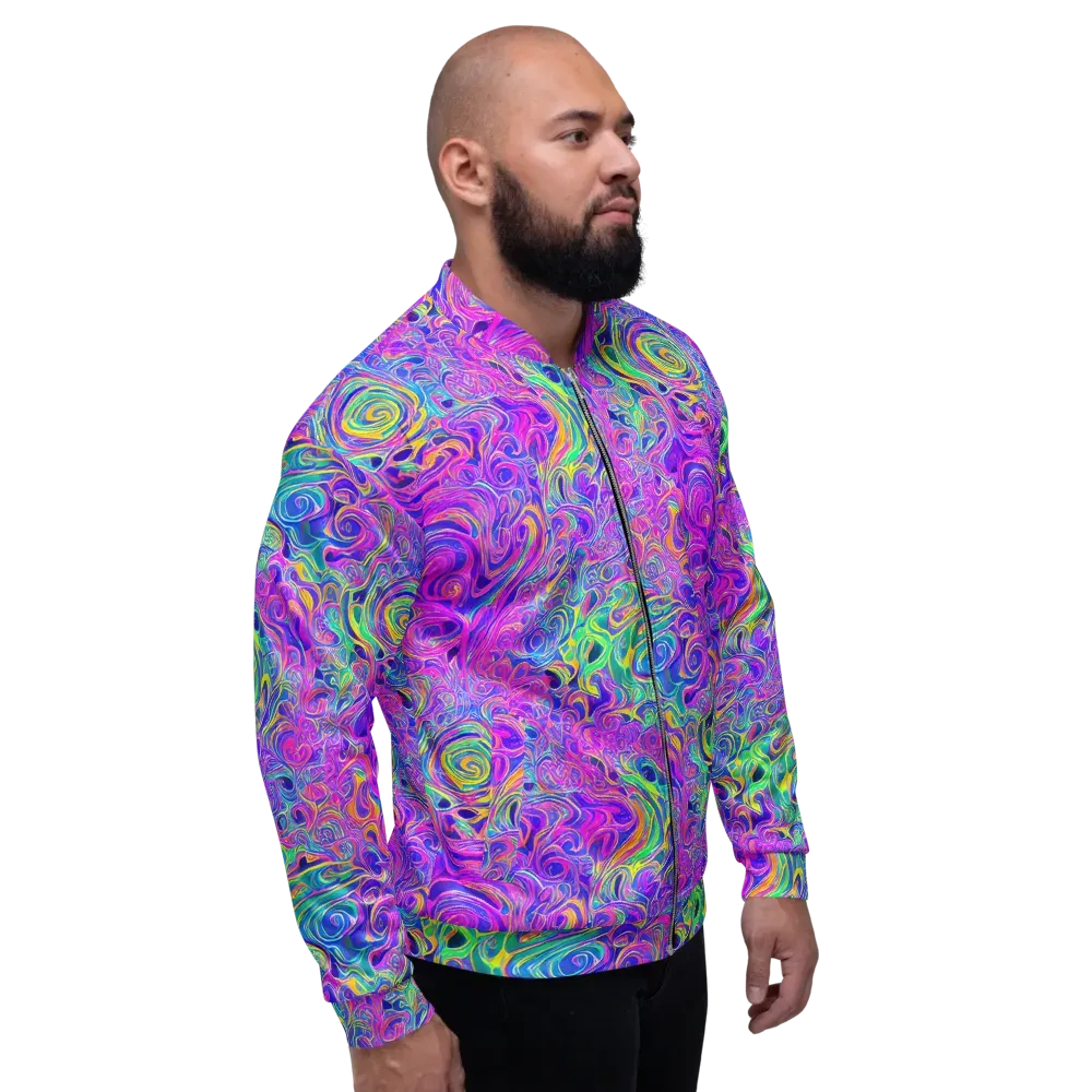 Kaleido Fever on Bomber Jacket — Right