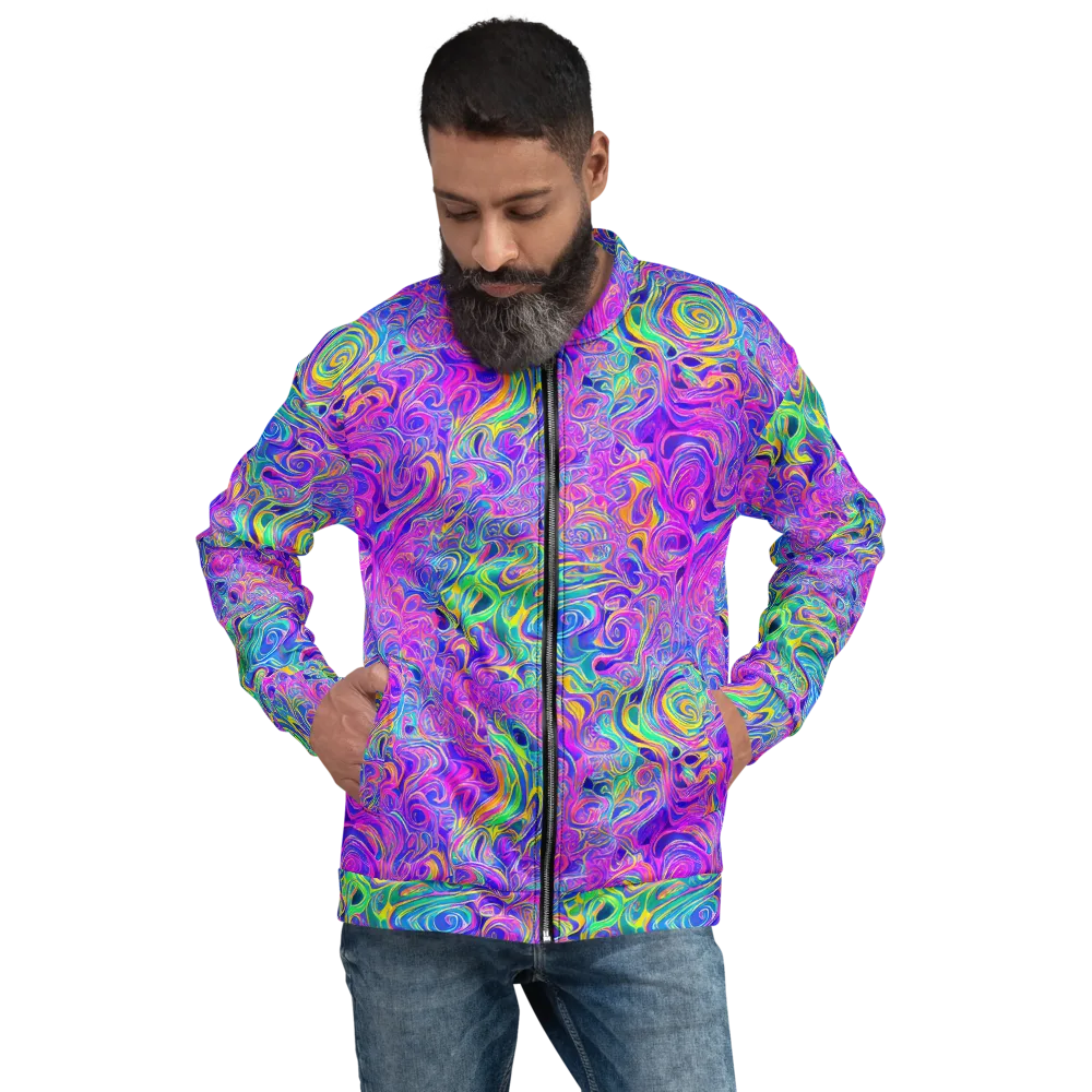 Kaleido Fever on Bomber Jacket — Front