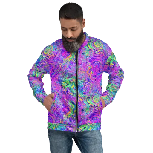 Kaleido Fever on a Bomber Jacket