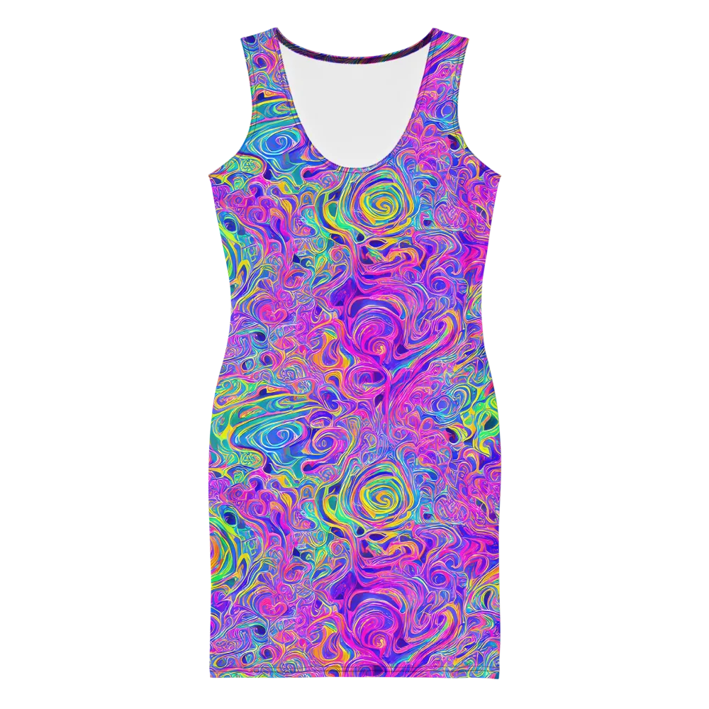 Kaleido Fever on Bodycon Dress — Front