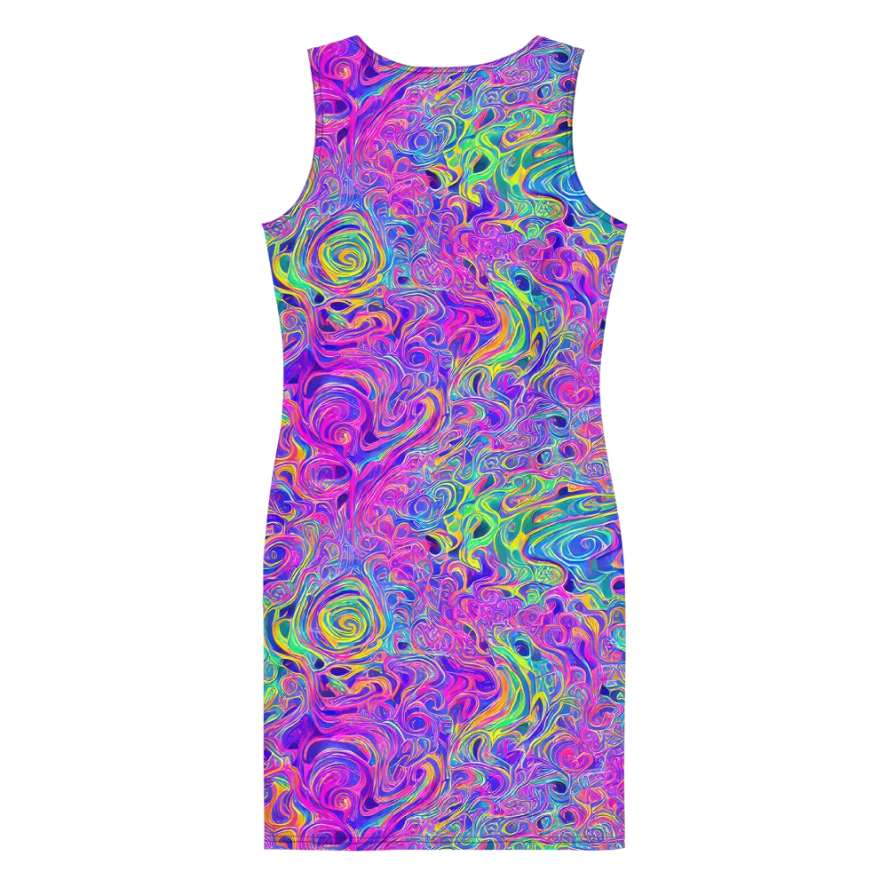 Kaleido Fever on Bodycon Dress — Back