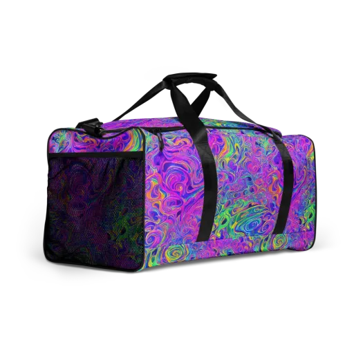 Kaleido Fever on a Duffle Bag