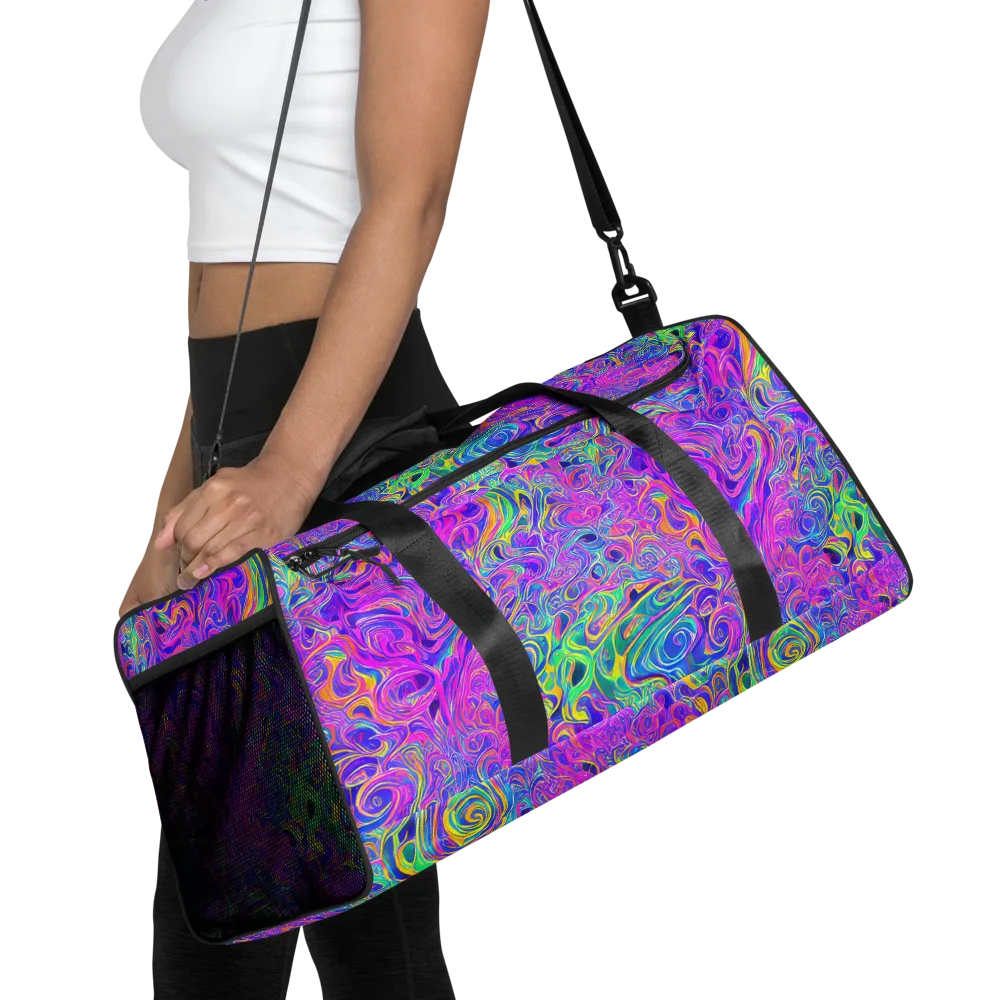 Kaleido Fever on Duffle Bag — Front