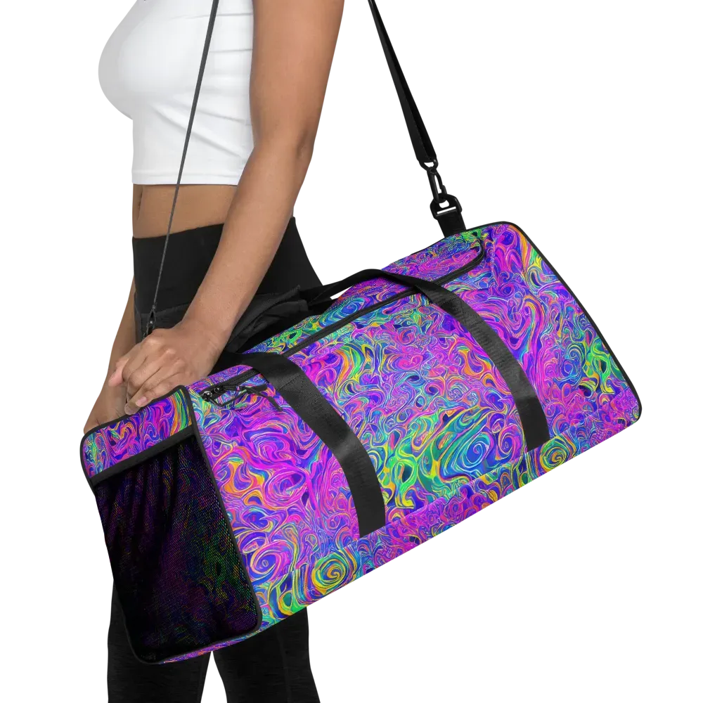 Kaleido Fever on Duffle Bag — Front