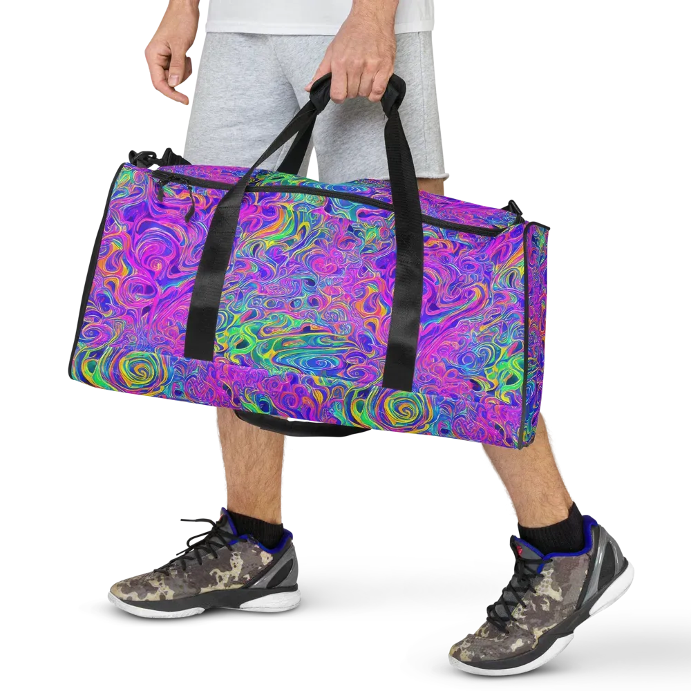 Kaleido Fever on Duffle Bag — Front