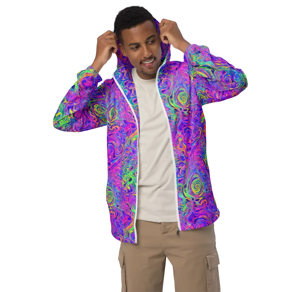Kaleido Fever on Men's Windbreaker — Front