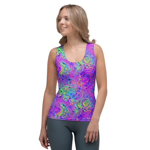 Kaleido Fever on a Women's Tank Top