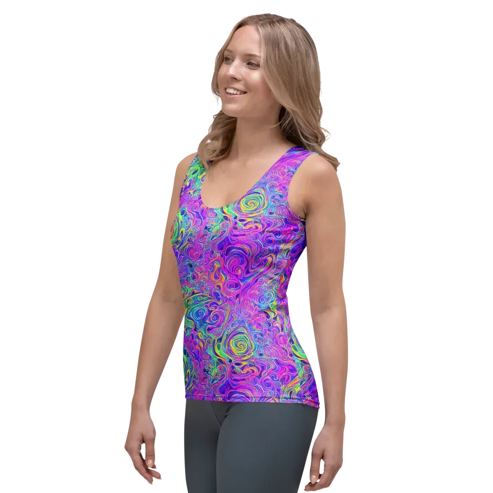 Kaleido Fever on Women's Tank Top — Left Front
