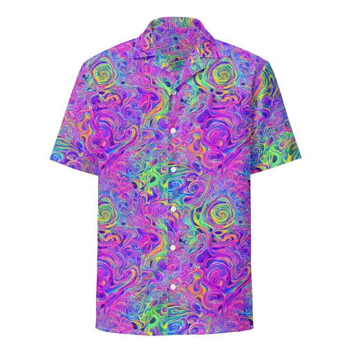 Kaleido Fever on a Button Shirt