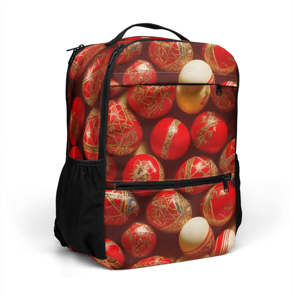 Gilded Bauble on Utility Backpack — Right Front