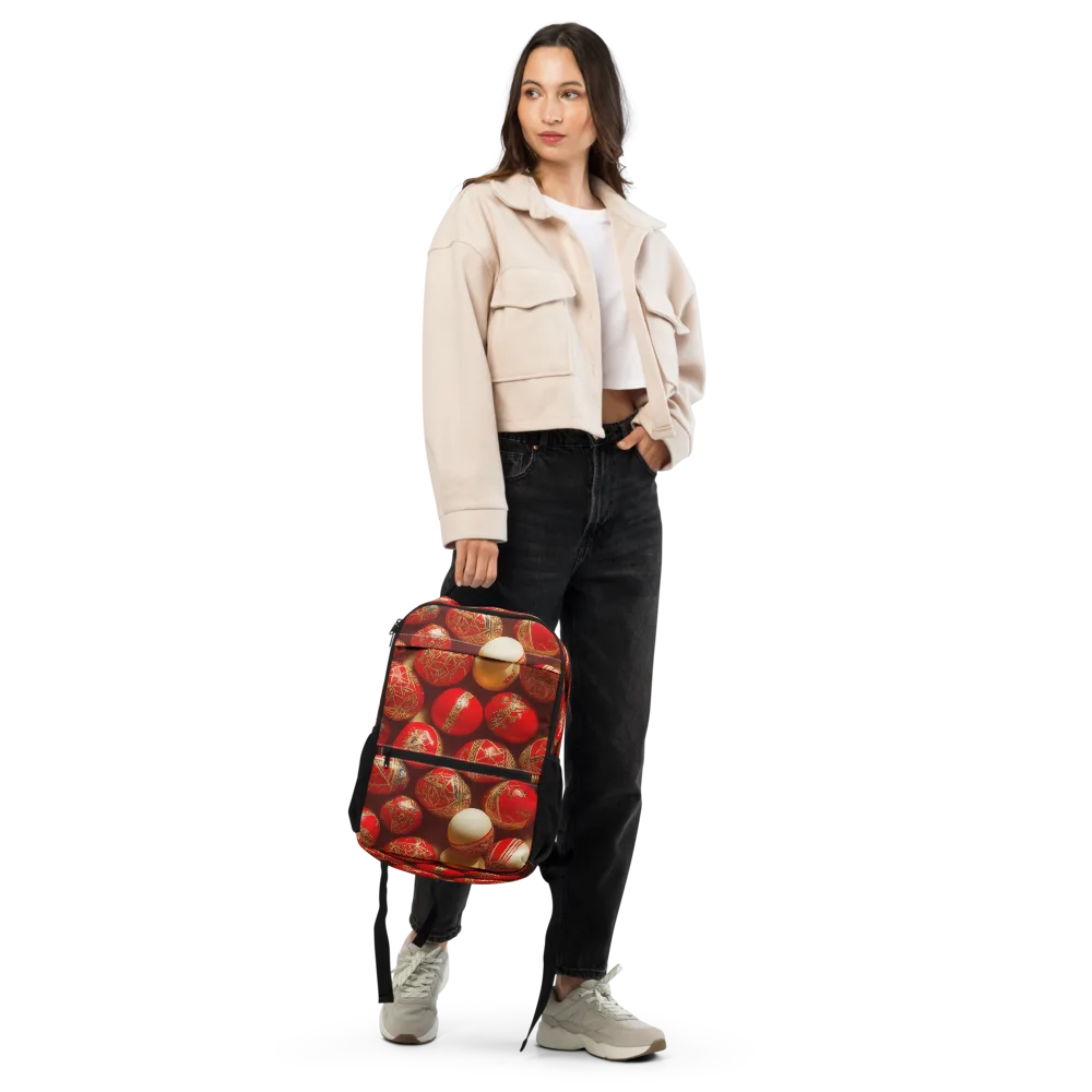 Gilded Bauble on Utility Backpack — Front