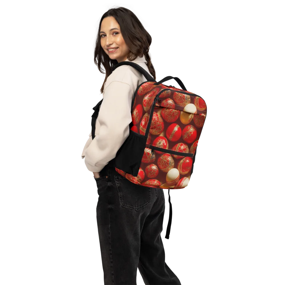 Gilded Bauble on Utility Backpack — Back