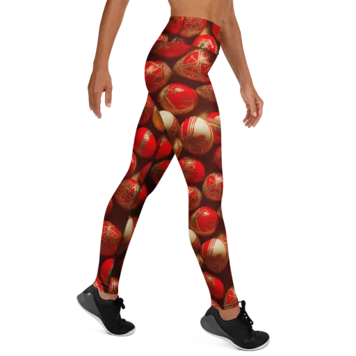 Gilded Bauble on a Yoga Leggings