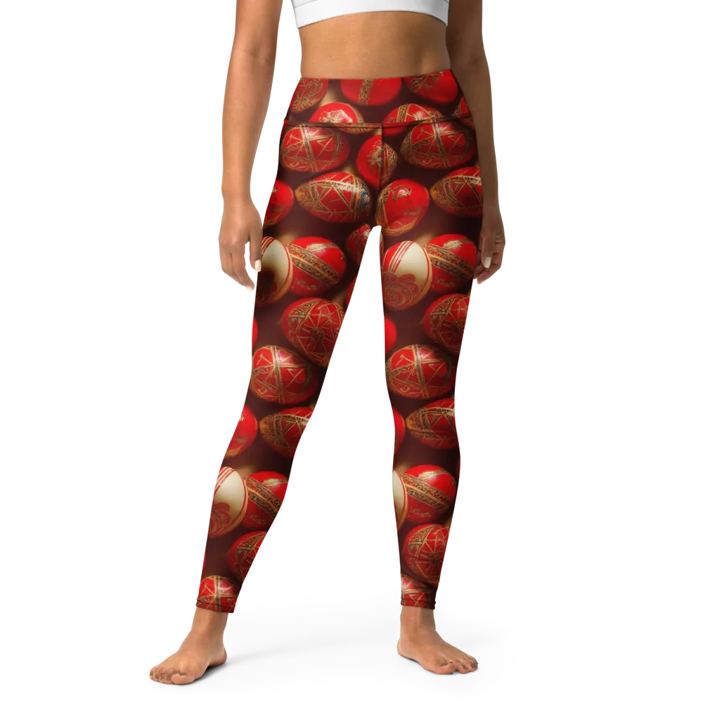 Gilded Bauble on Yoga Leggings — Front