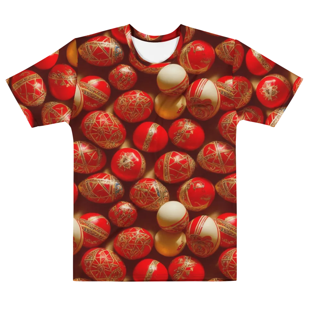 Gilded Bauble on Men's Cotton Crew Neck T-Shirt — Front