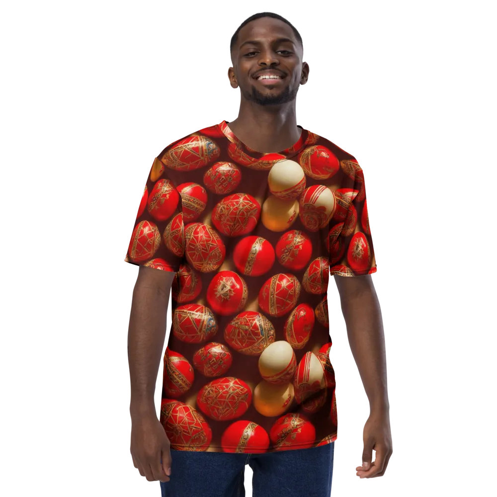 Gilded Bauble on Men's Crew Neck T-Shirt — Front
