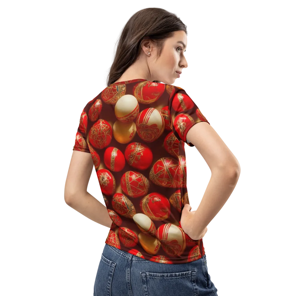 Gilded Bauble on Women's Crew Neck T-Shirt — Back