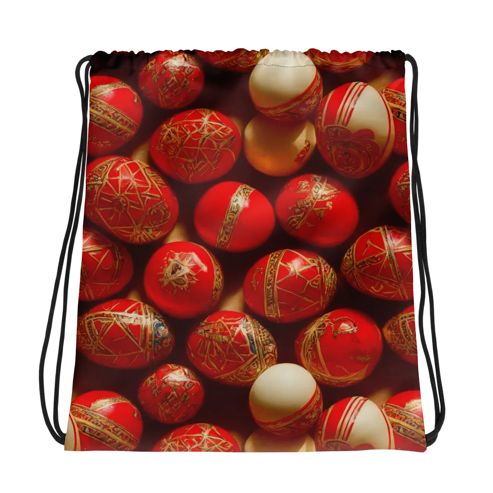 Gilded Bauble on Drawstring Bag — Photo