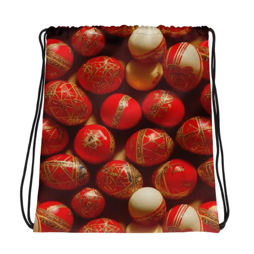 Gilded Bauble on a Drawstring Bag