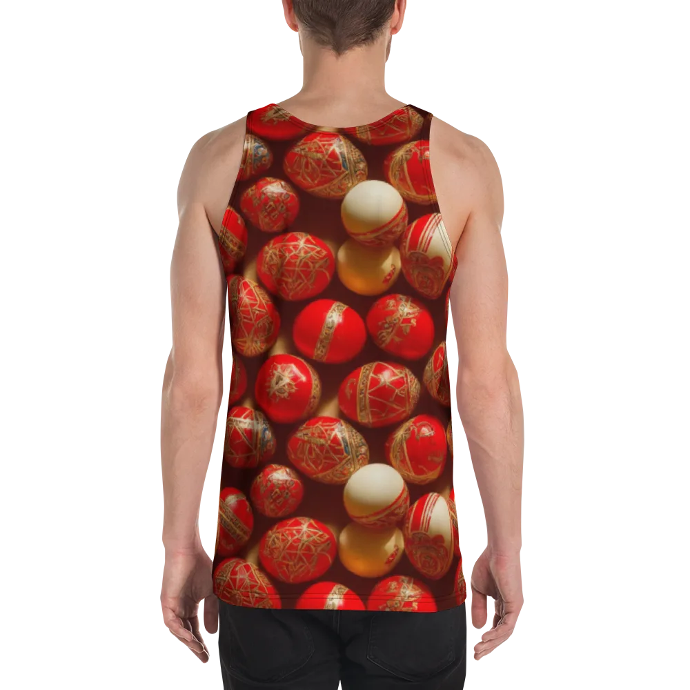 Gilded Bauble on Men's Tank Top — Back