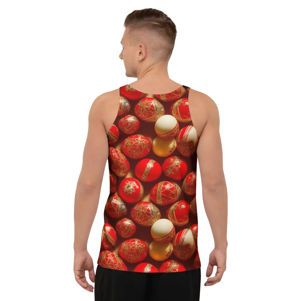 Gilded Bauble on Men's Tank Top — Back