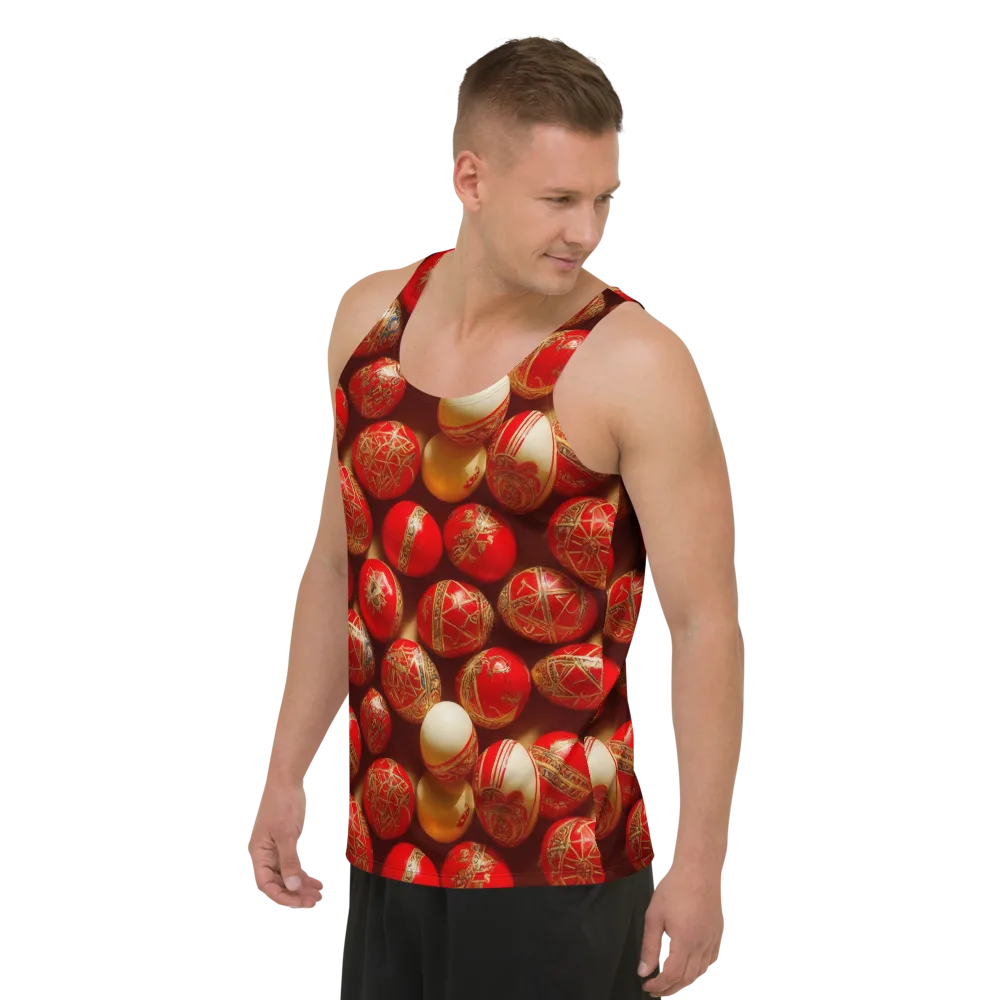Gilded Bauble on Men's Tank Top — Left Front