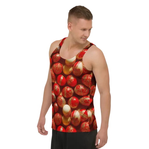 Gilded Bauble on a Men's Tank Top