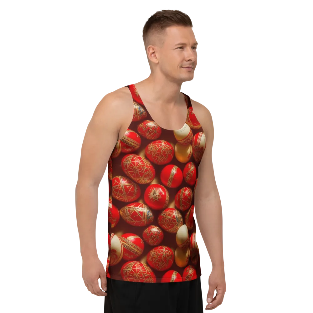Gilded Bauble on Men's Tank Top — Right Front