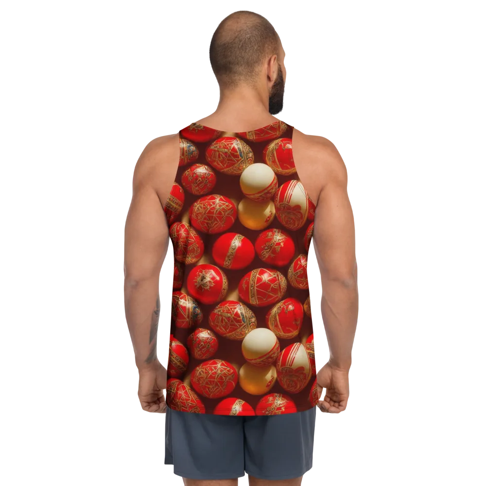 Gilded Bauble on Men's Tank Top — Back