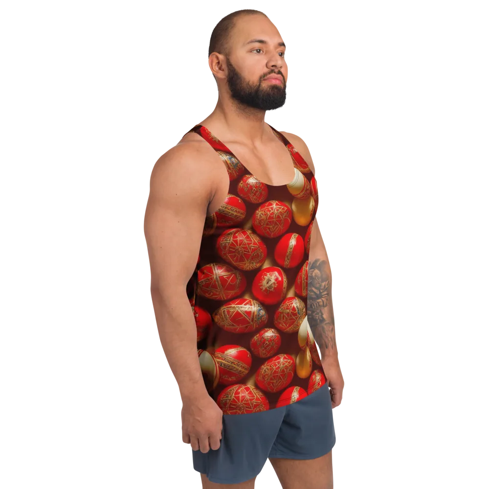 Gilded Bauble on Men's Tank Top — Right Front