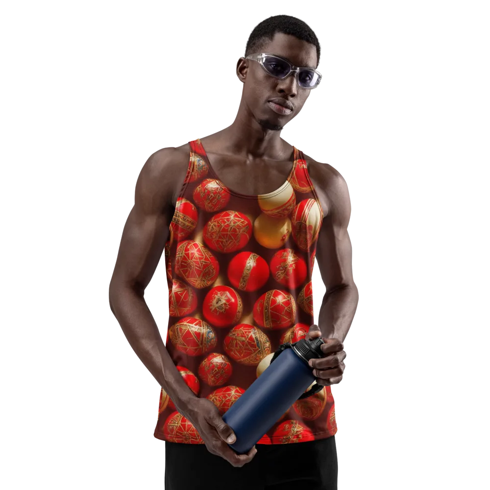 Gilded Bauble on Men's Tank Top — Front