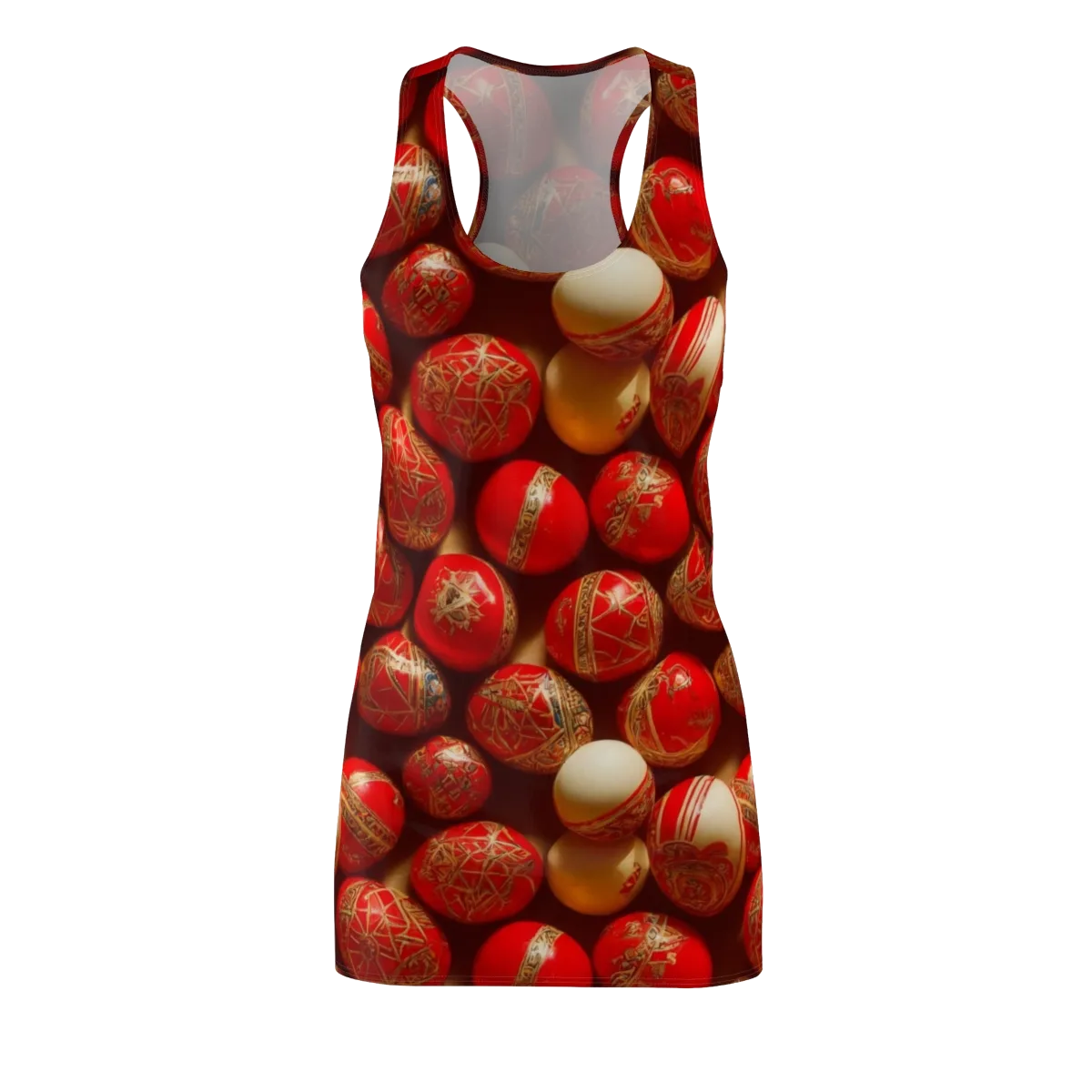 Gilded Bauble on Racerback Dress — Front