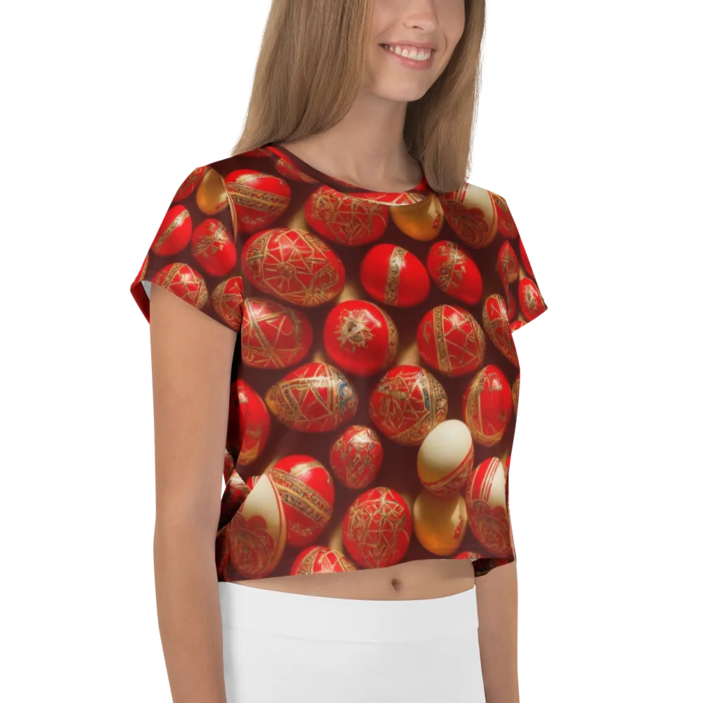 Gilded Bauble on Crop Tee — Right