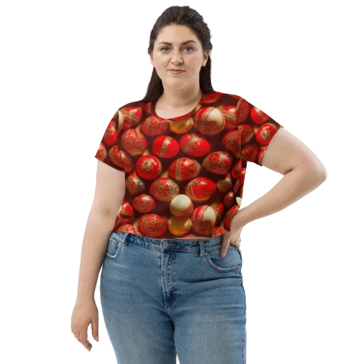 Gilded Bauble on a Crop Tee