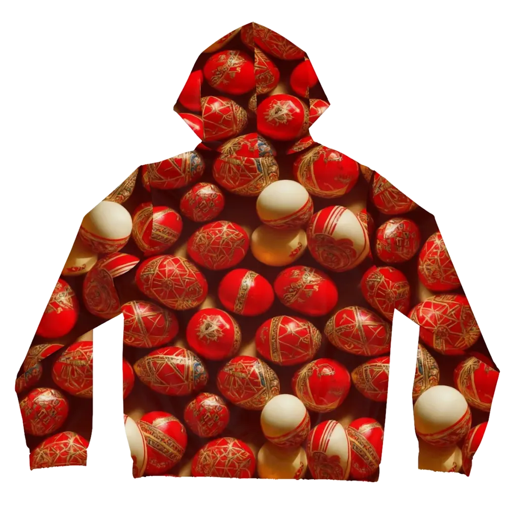 Gilded Bauble on Women's Full-Zip Hoodie — Back