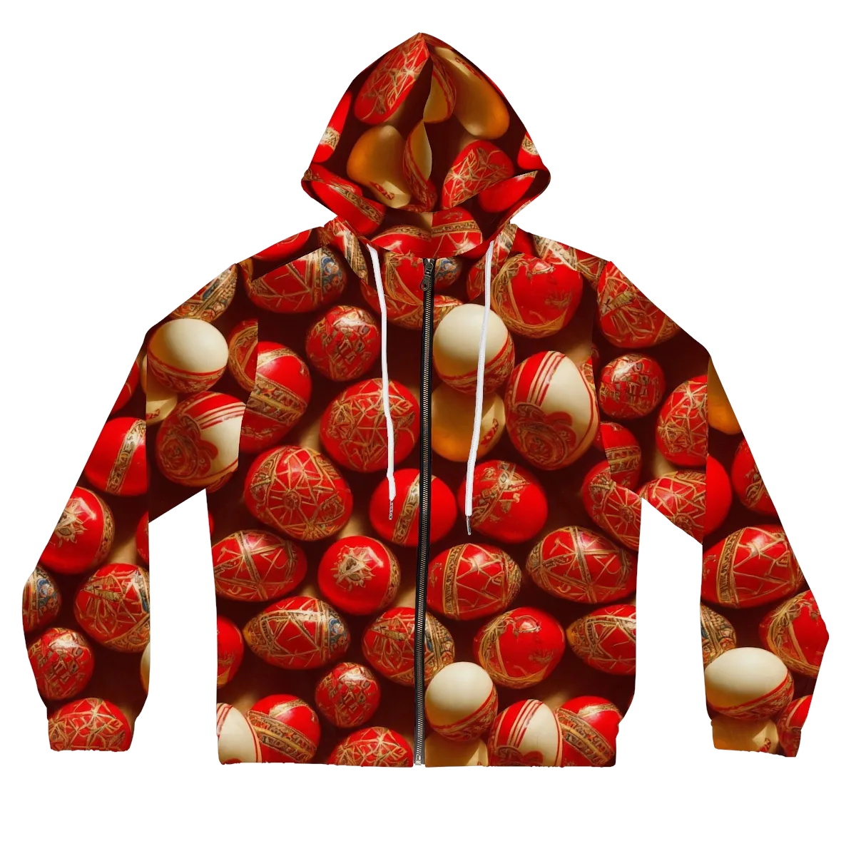 Gilded Bauble on Women's Full-Zip Hoodie — Front