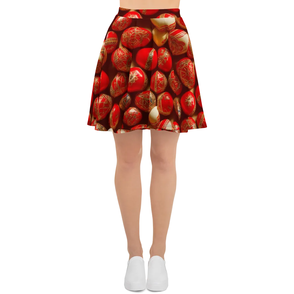 Gilded Bauble on Skater Skirt — Front