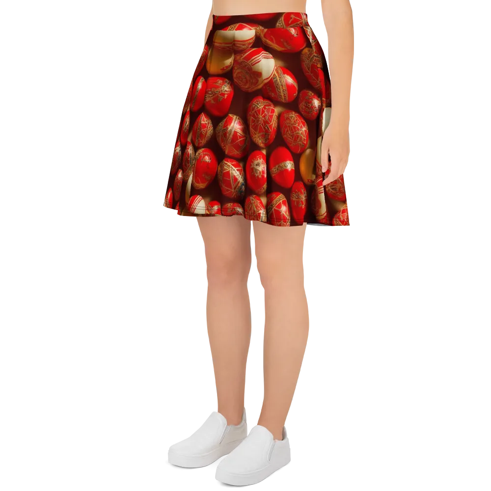 Gilded Bauble on Skater Skirt — Left