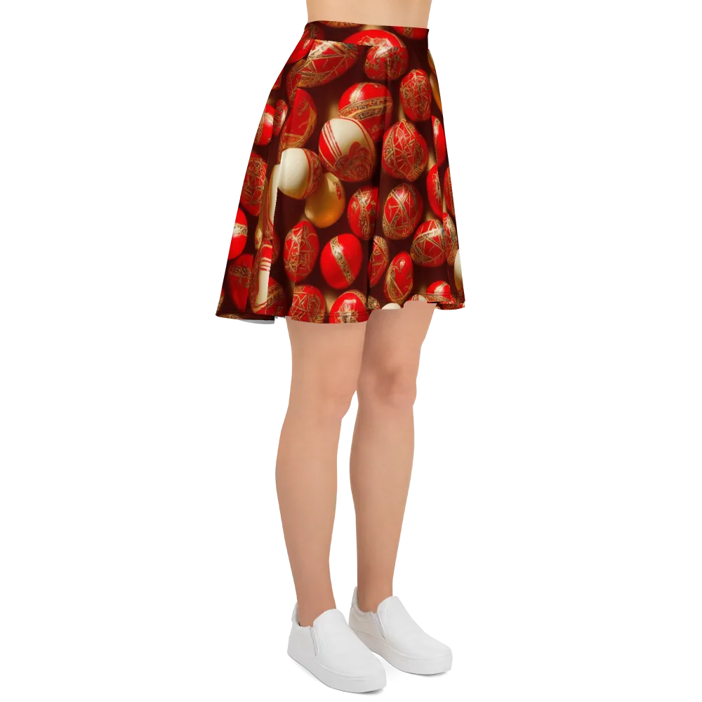 Gilded Bauble on Skater Skirt — Right