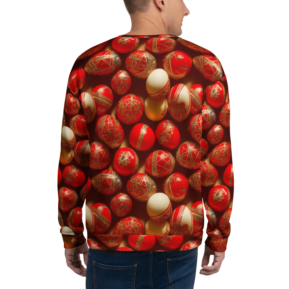 Gilded Bauble on Sweatshirt — Back