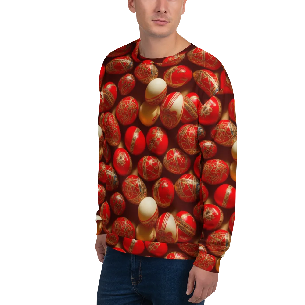 Gilded Bauble on Sweatshirt — Left Front