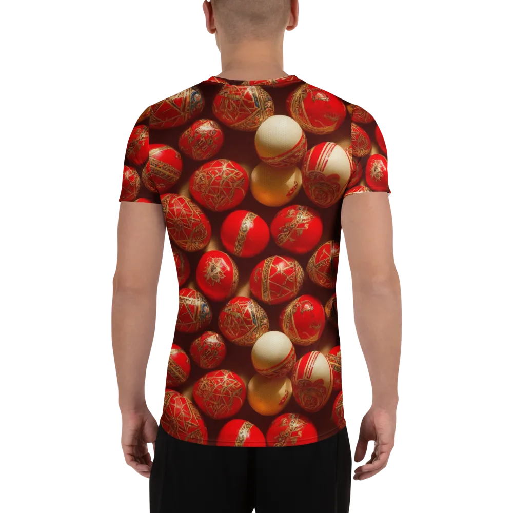 Gilded Bauble on Men's Athletic T-Shirt — Back
