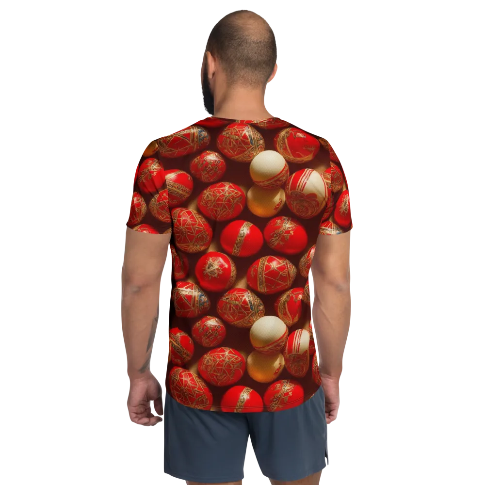 Gilded Bauble on Men's Athletic T-Shirt — Back