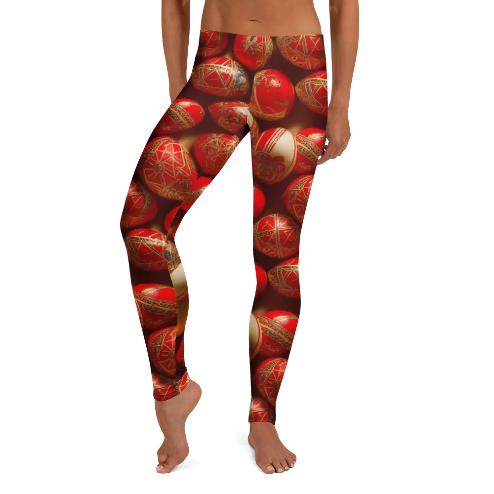 Gilded Bauble on Leggings — Front