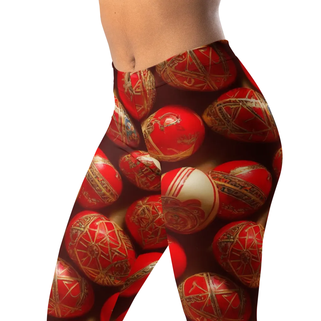 Gilded Bauble on Leggings — Left Front