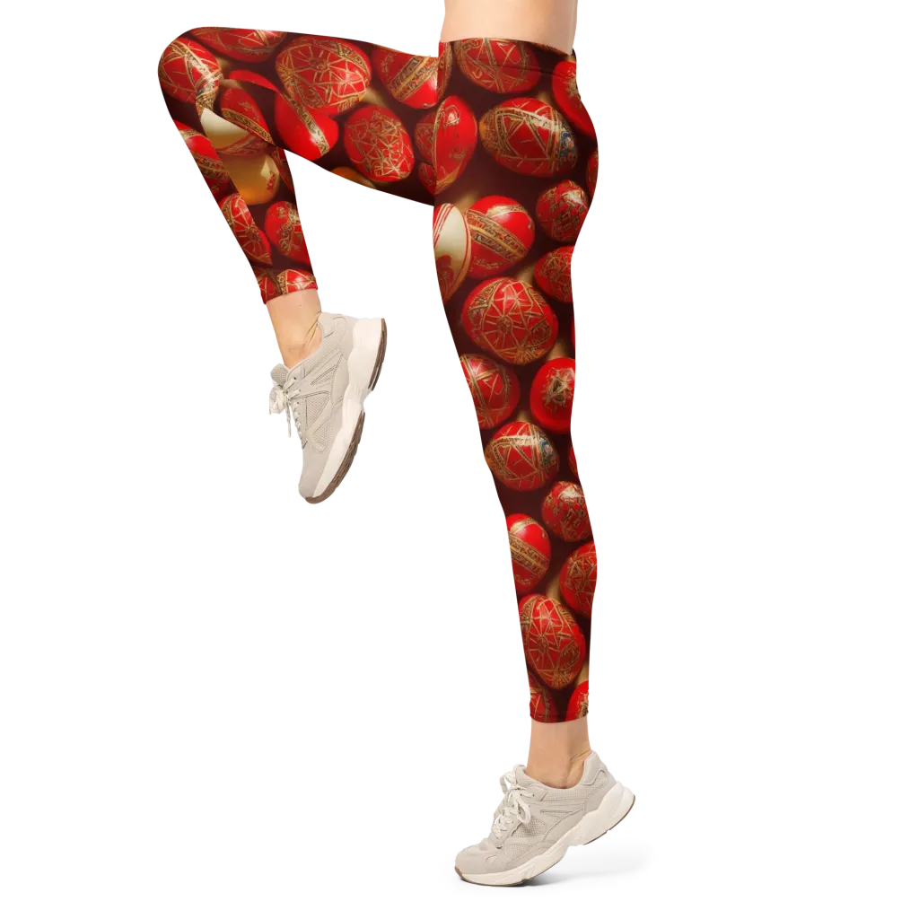 Gilded Bauble on Leggings — Left
