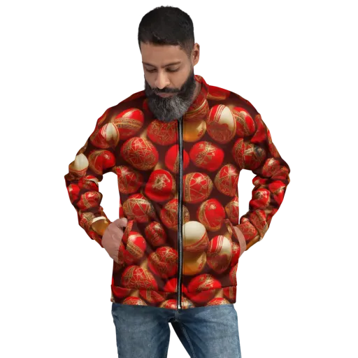 Gilded Bauble on a Bomber Jacket