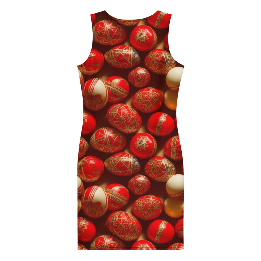 Gilded Bauble on Bodycon Dress — Back